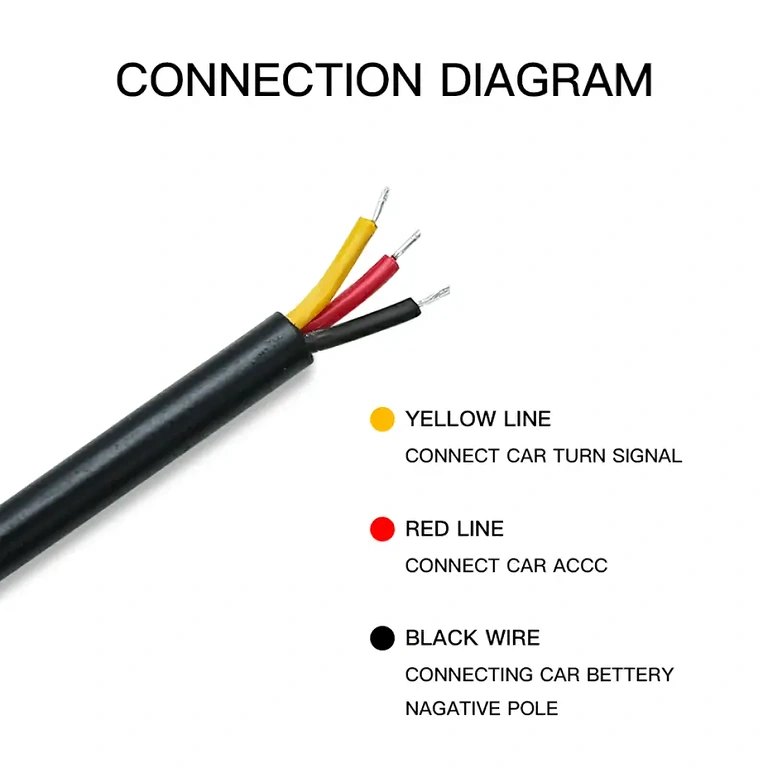 12V LED-Lichtband für Auto, Montage an Außenscheinwerfern