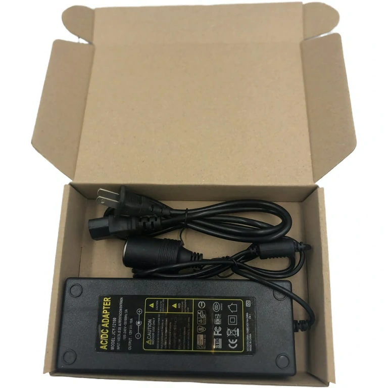 AC/DC Wandler 220V auf 12V 10A Netzteilwandler 220V AC auf 12V DC 10A für Haushalt und Auto