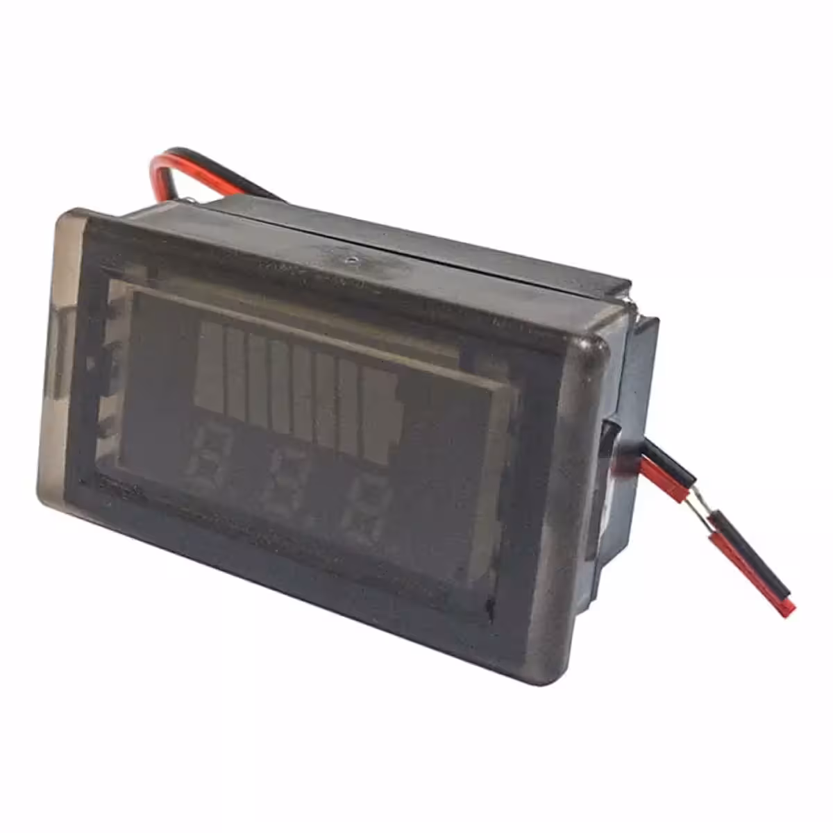 Blaues LED-Display zur schnellen Ladezustandsprüfung