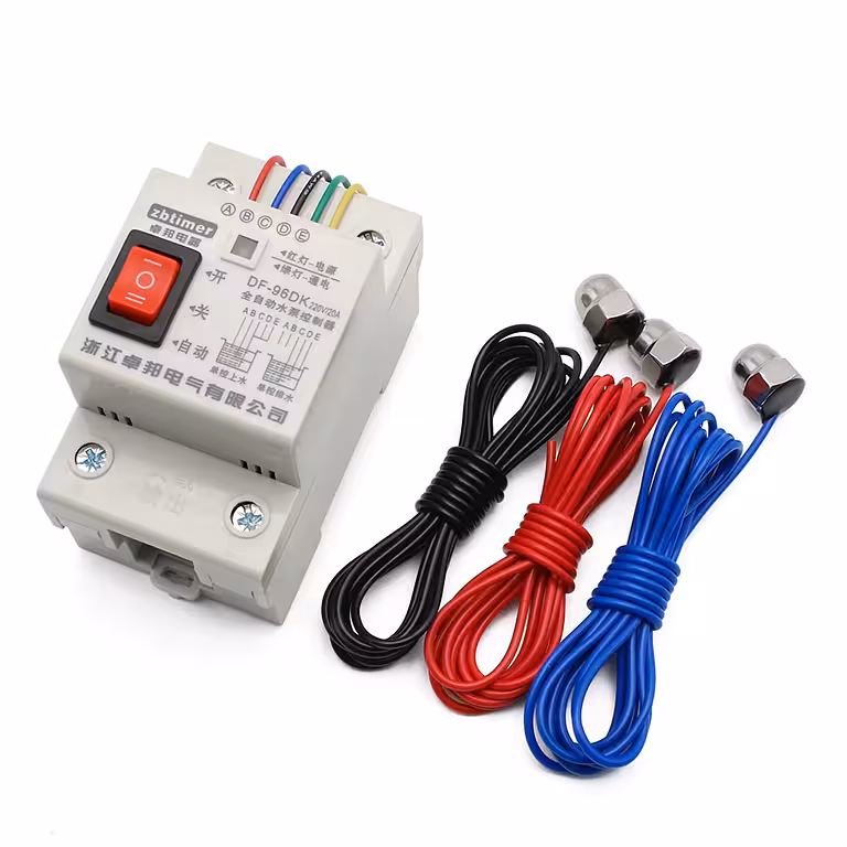 Automatisches Wasserstandrelais mit 3 Sensoren – elektronischer Regler für Tanks, Becken und Pools