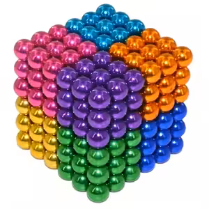 Neocube Magnetkugeln 5mm – Set 216 bunte Anti-Stress Kugeln, starke Magnete