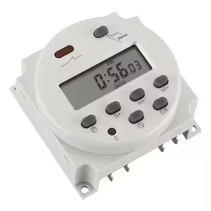 Digitales Zeitschaltrelais 12V – elektronischer Timer mit Display und 8 ON/OFF Programmen