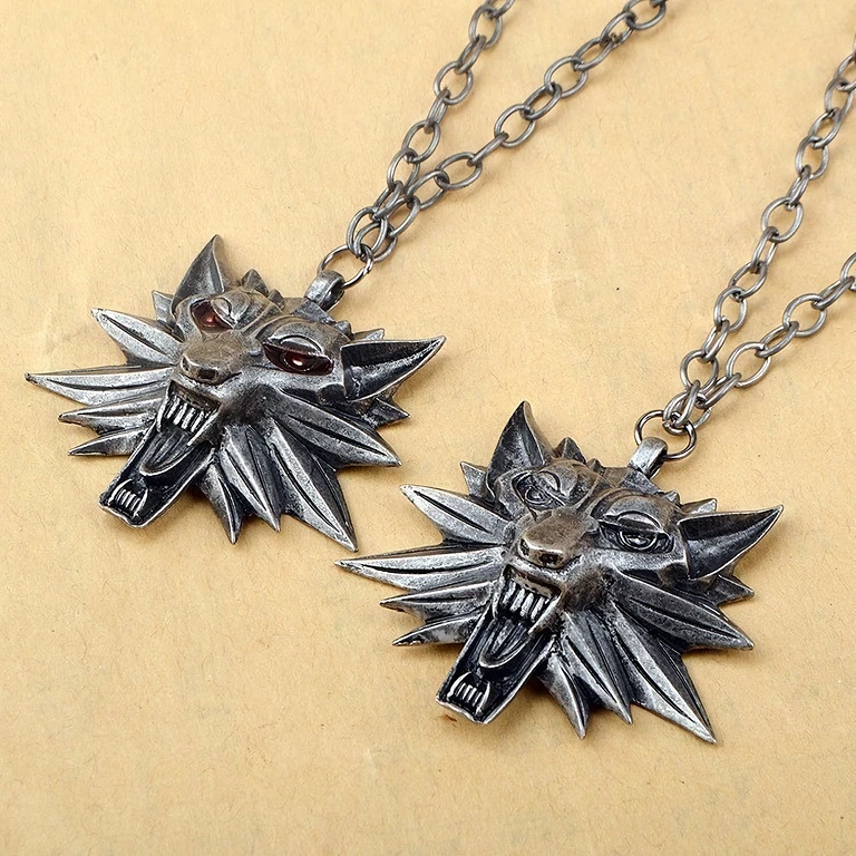Antikes Witcher-Medaillon, geeignet als auffälliger Schmuck