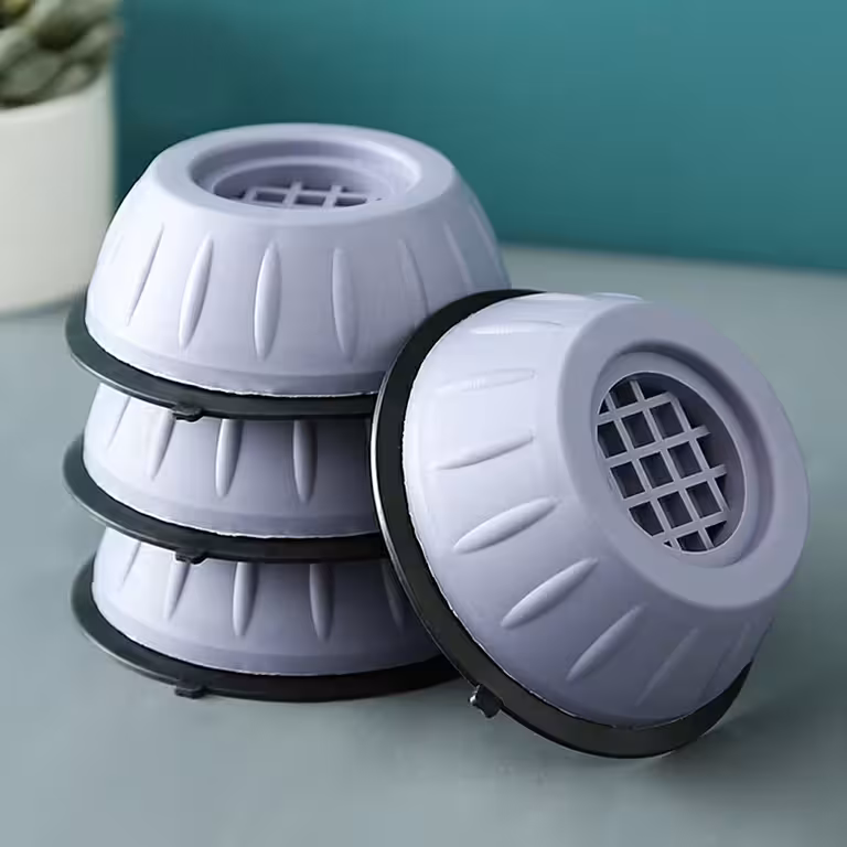 Gummifüße gegen Vibration für Waschmaschine und Trockner – Set 4 Stück, geräusch- und rutschfest