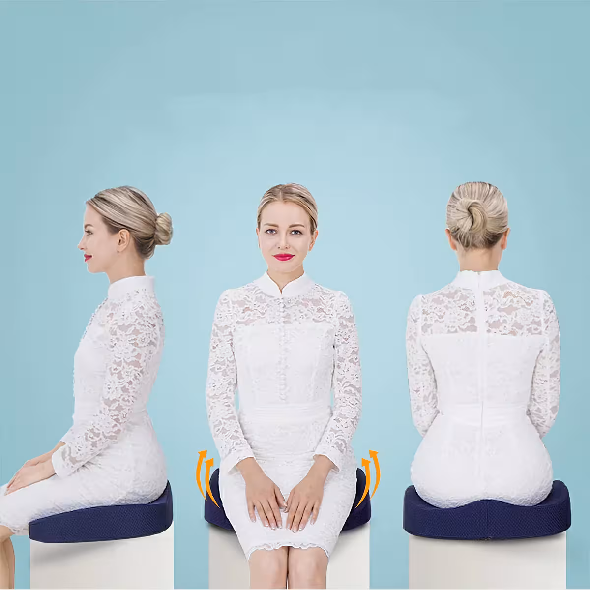 Antidekubitus-Kissen zur Vorbeugung von Druckstellen bei langem Sitzen