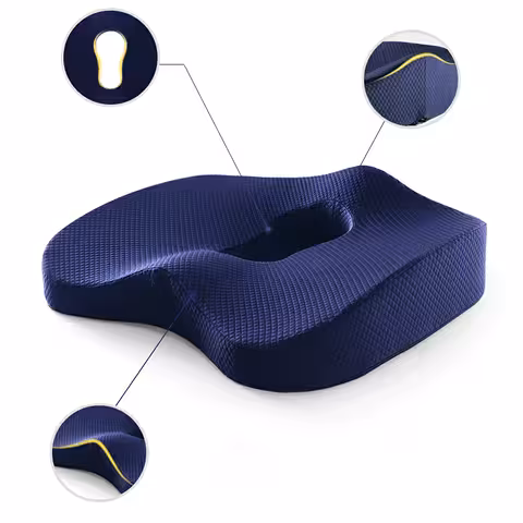 Ortho-Sitzkissen Ring – Antidekubitus, Episiotomie- und Hämorrhoidenunterstützung, komfortabel für Stuhl