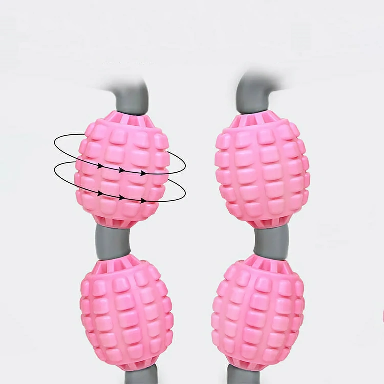 Manuelles Anti-Cellulite-Gerät mit 5 Silikonrollen für feste Haut