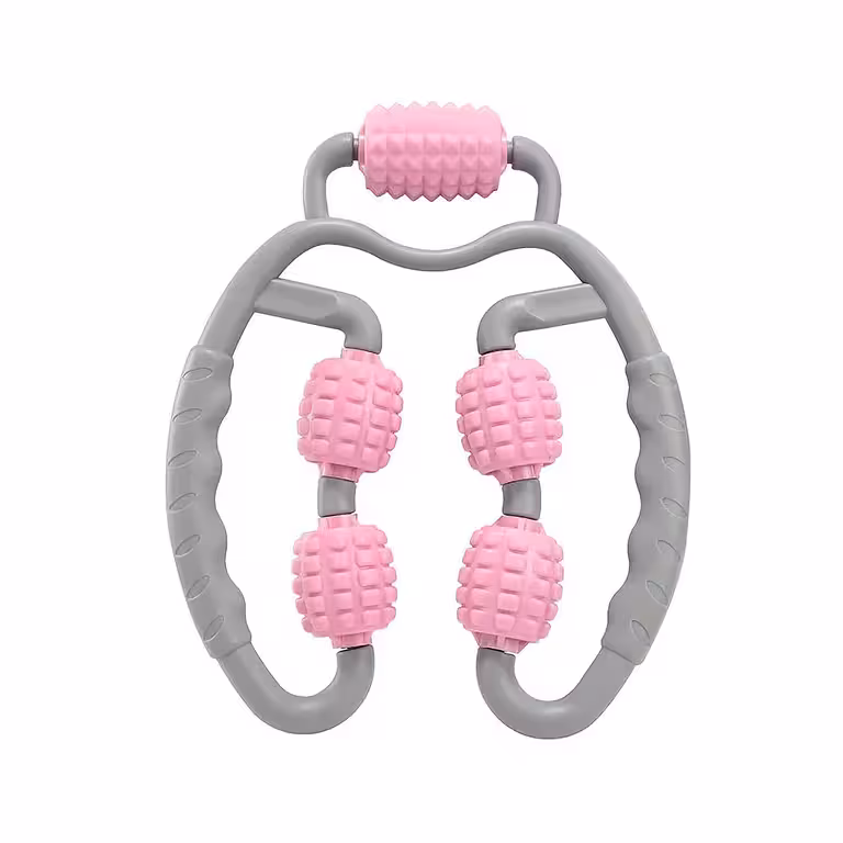 Manuelles Massagegerät mit 5 Rollen – Körper-, Nacken-, Beinmassage, Anti-Cellulite