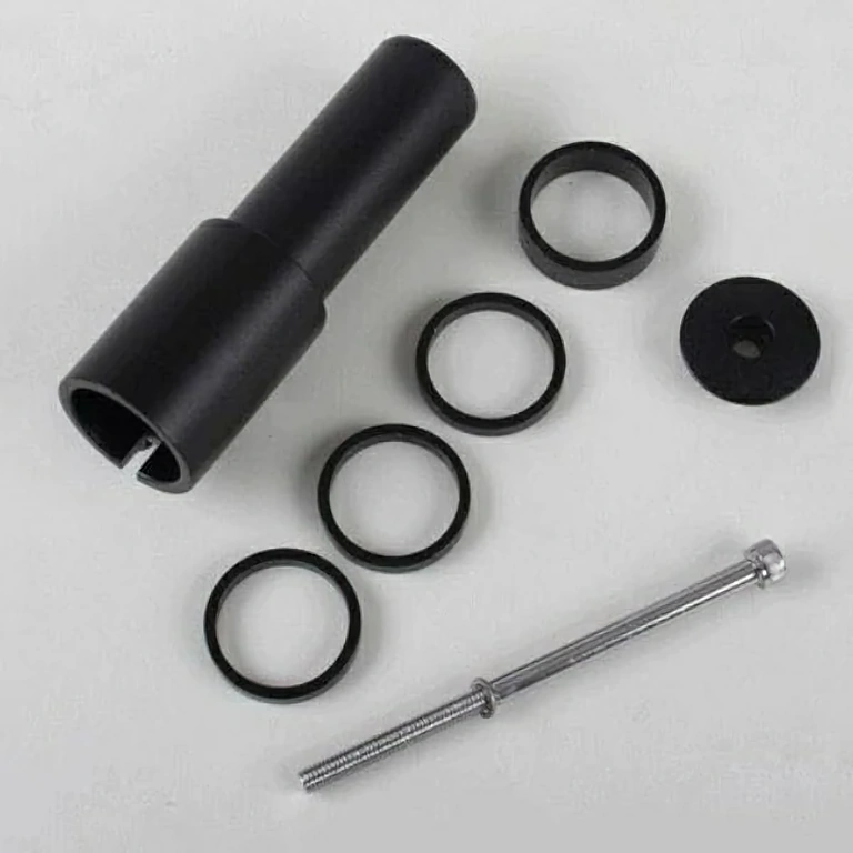 Schwarzer Lenker-Vorbau aus Legierung – universell kompatibel