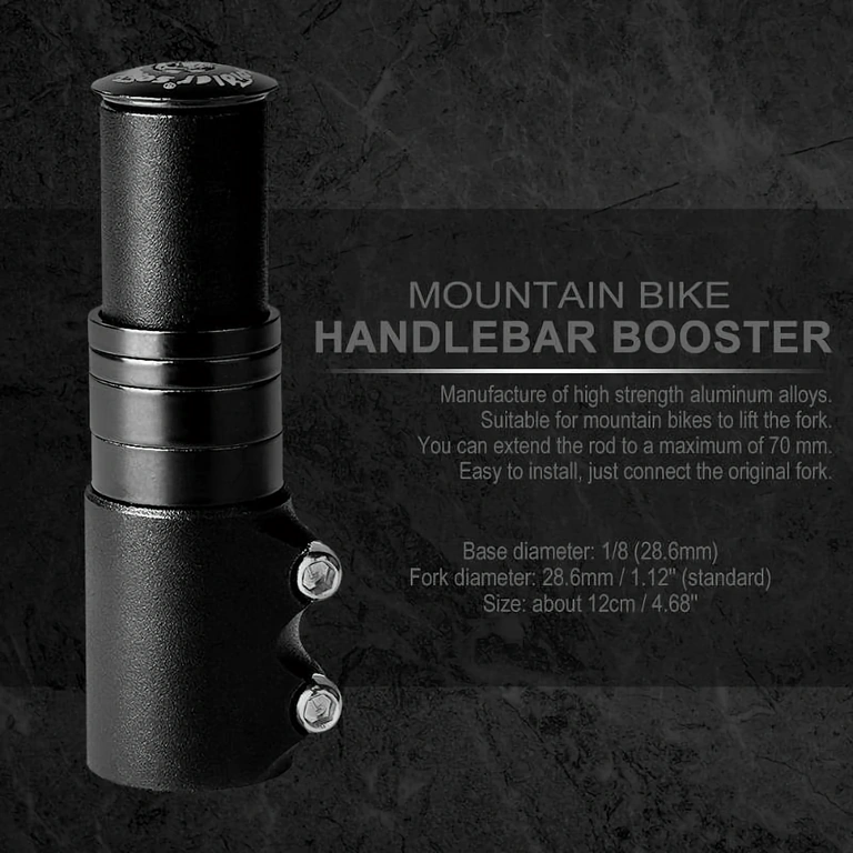 Fahrrad-Upgrade mit Vorbauverlängerung – hoher Komfort