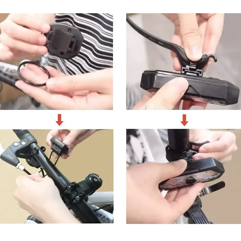 Rücklicht für Fahrrad mit Fernbedienung