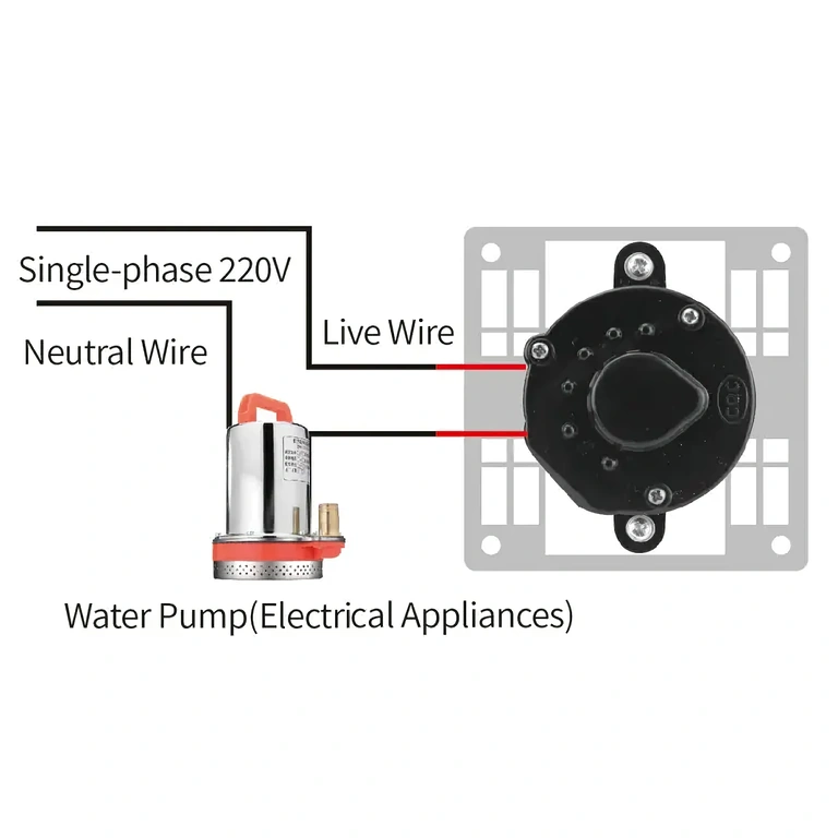 Verzögerungstimer für Badventilator Elektrischer Timer für Ventilator oder Beleuchtung im Bad, mit Verzögerung
