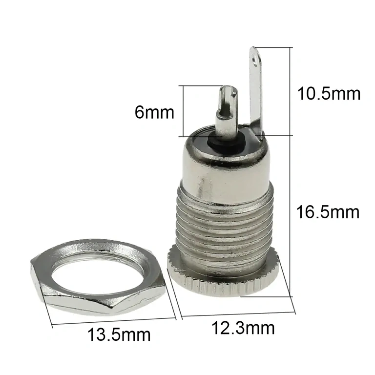DC-Buchsenadapter zur Verbindung von Kabeln mit verschiedenen Geräten