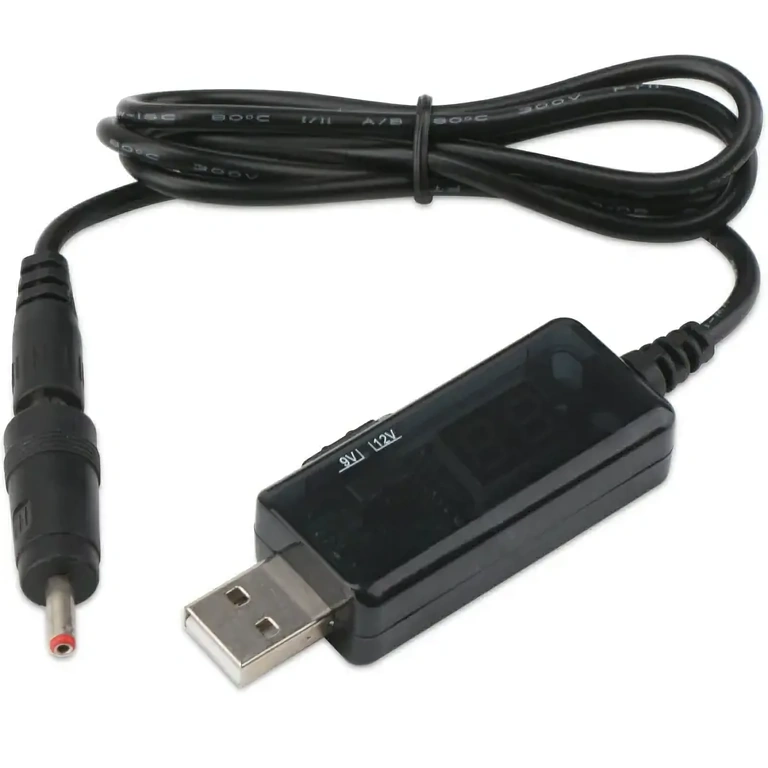 Step-Up-Modul mit Spannungswahl und LED-Anzeige, ideal für tragbare Stromversorgung