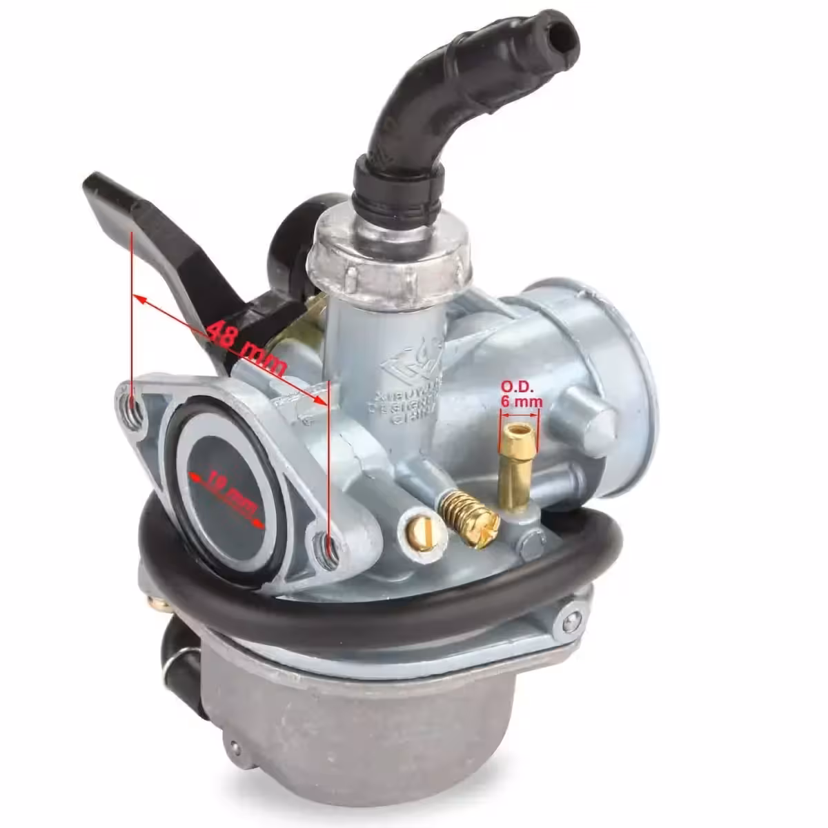 Komplettset mit Vergaser und Luftfilter für 90cc Motoren