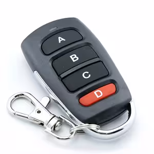 Zusätzliche 433MHz Fernbedienung für 4-Kanal-Relais – Code 1527/2262, Reichweite 50 m