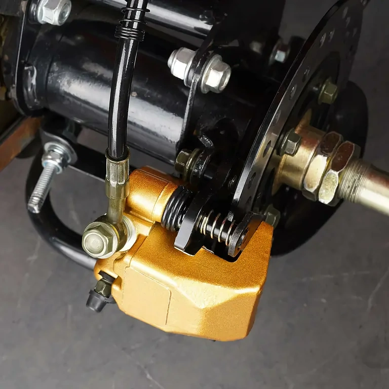 Vorder- und Hinterrad-Bremssystem für ATV 125cc mit Bremssattel und Belägen
