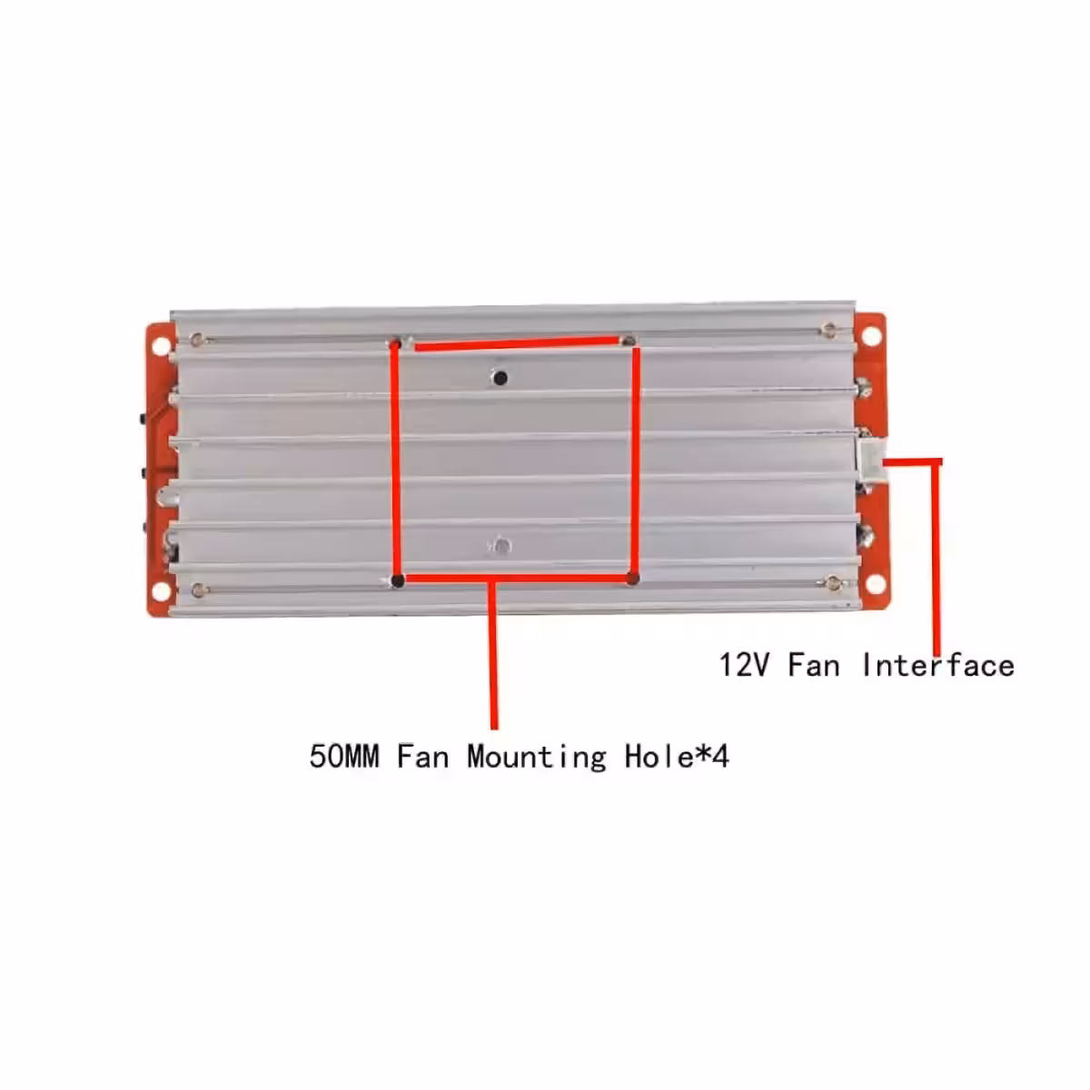 DC-DC Konverter mit aktiver Wärmeableitung, empfohlen für Dauerbetrieb