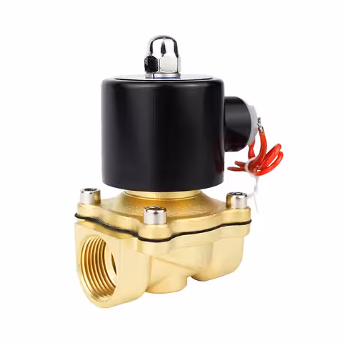 Magnetventil 220V 1/2 Zoll Normal geschlossen – für Wasser, Luft, Öl – Kupfer, Dichtung NBR
