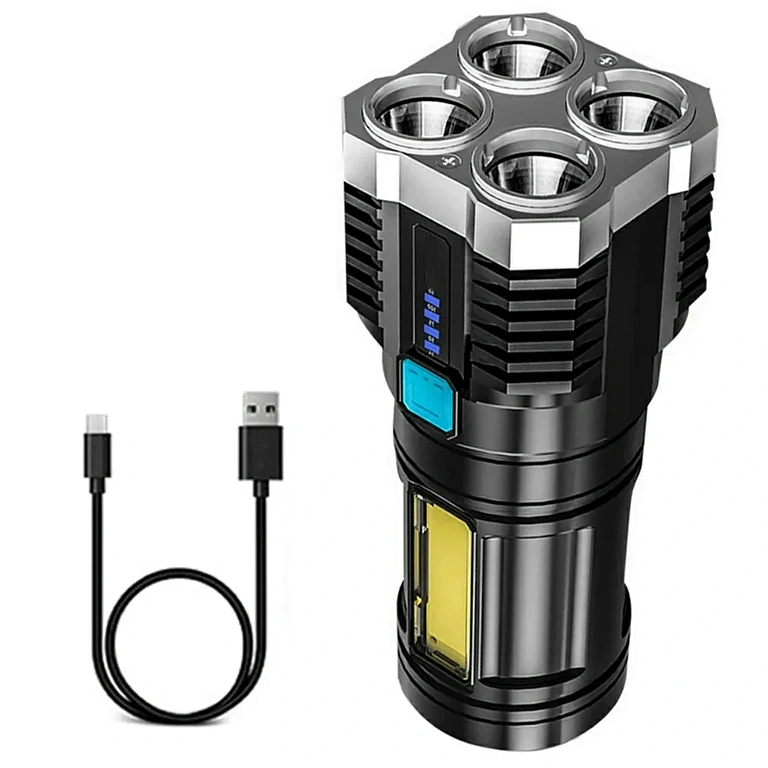 Wiederaufladbare LED-Taschenlampe für Jagd LED-Taschenlampe mit sehr starkem Licht für Jagd