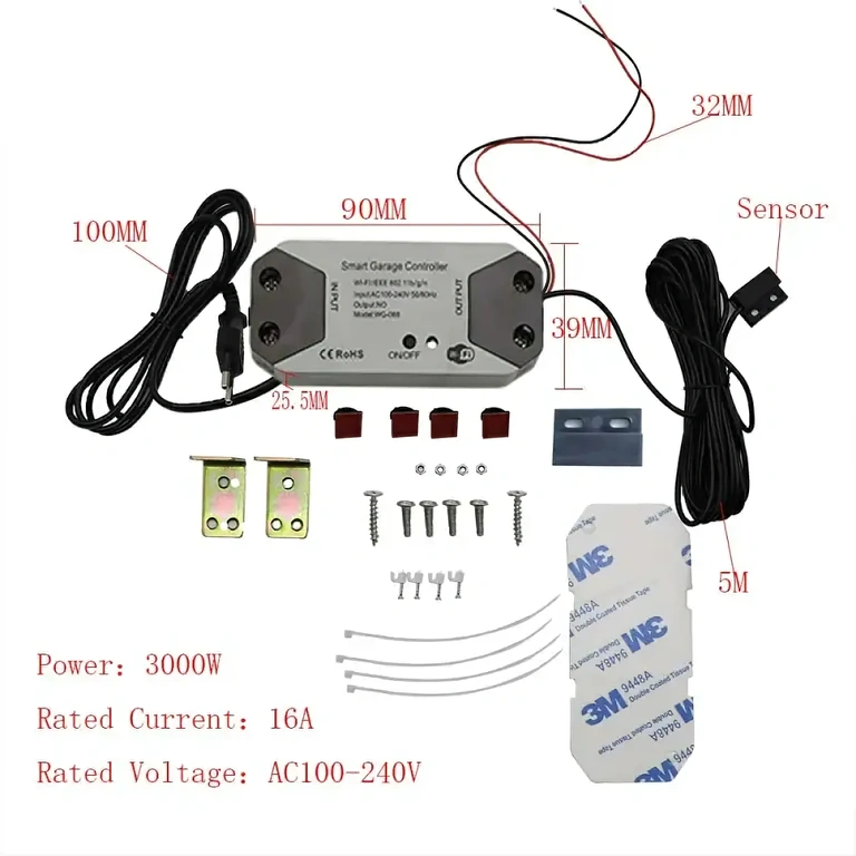 WiFi-Controller für Schiebetor Tuya-kompatibles Modul für Schiebetore mit Programmierung und intelligenten Benachrichtigungen