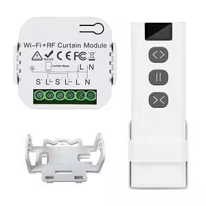 Automatisierungssystem für Rollläden, Jalousien, Vorhänge – WiFi, Tuya, RF-Fernbedienung