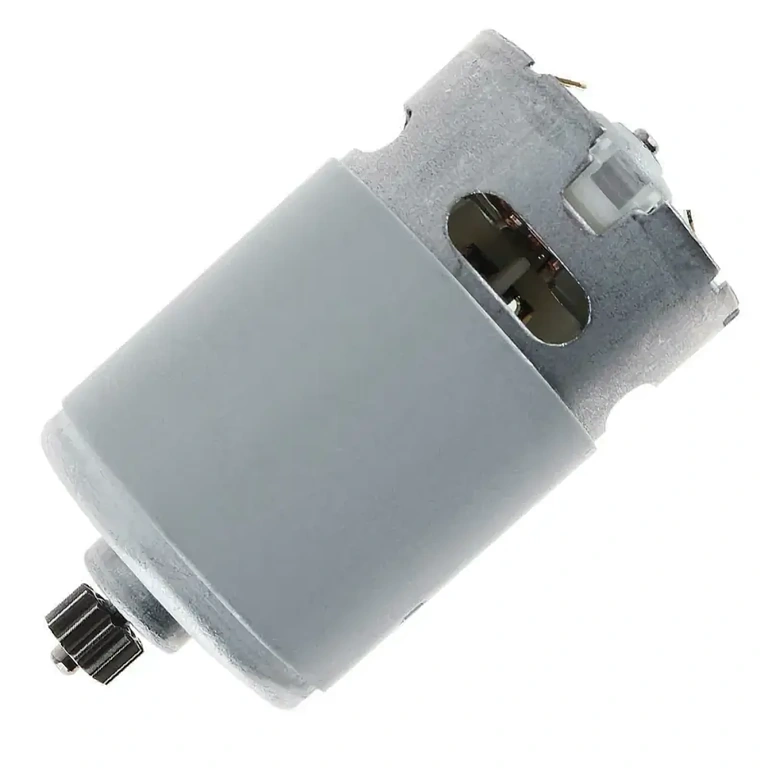 RS550-Motor – Nahaufnahme Detailansicht des RS550 Elektromotors für Akkuschrauber