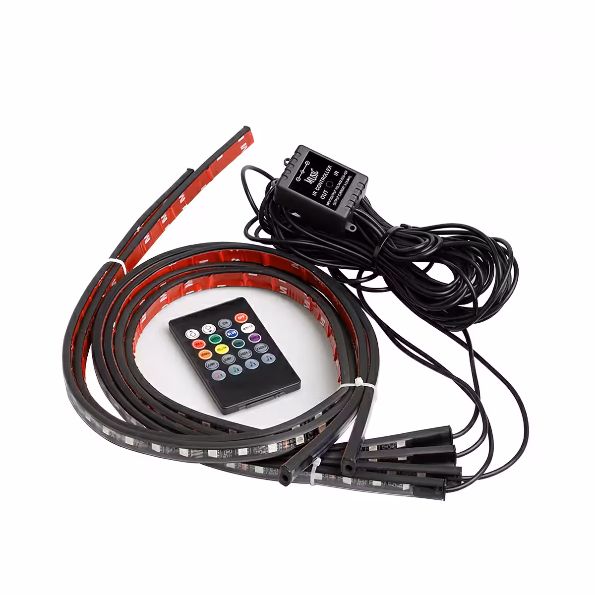 LED-Streifen fürs Auto, steuerbar über das Handy