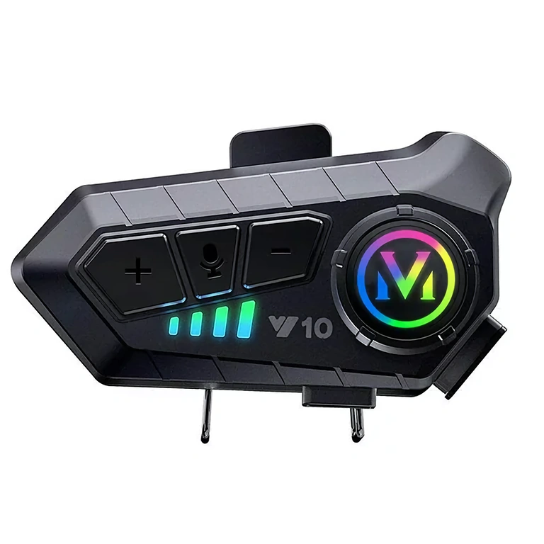 Basis mit Clip zur Befestigung des Intercom-Systems am Helm