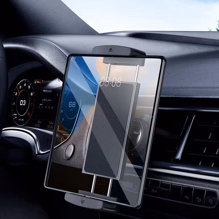 Auto-Tablet-Halter 7–12 Zoll – Befestigung im Lüftungsgitter