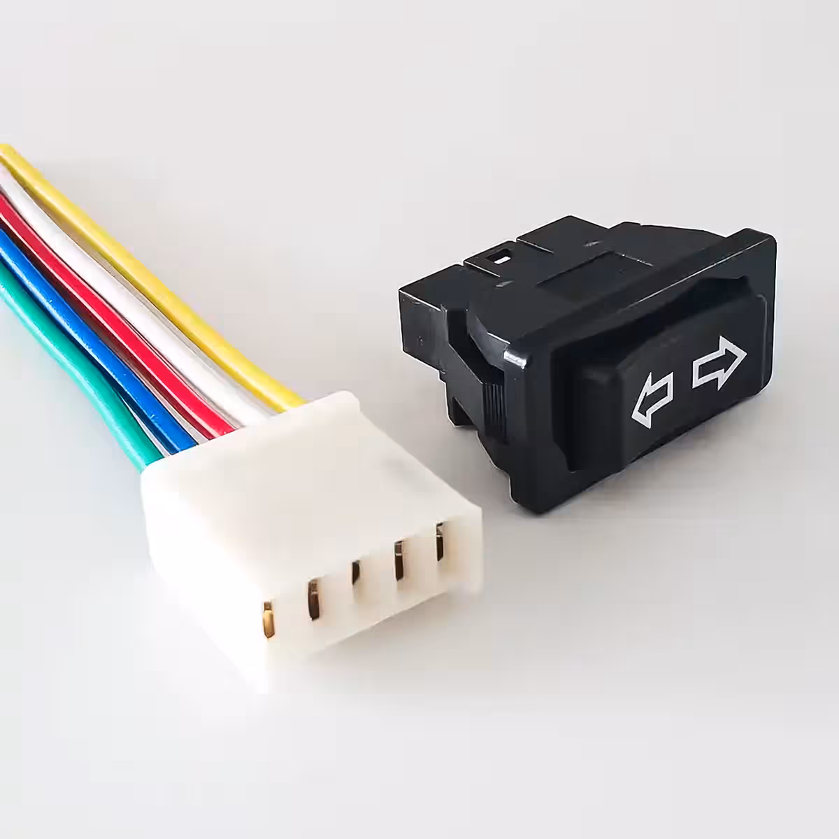 Kippschalter 3 Positionen mit Rückstellung, Nennstrom 20A