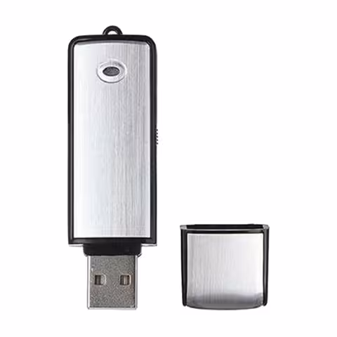 USB-Stick / Digital Audio Recorder 16GB mit empfindlichem Mikrofon und wiederaufladbarem Akku – 160 Stunden Aufnahme