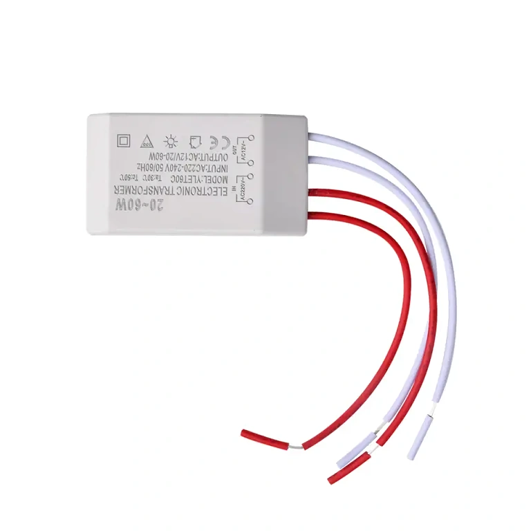 Transformator mit Leistung zwischen 20 und 60W für Beleuchtung