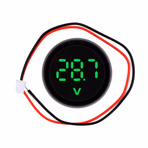 Digitales Voltmeter 12V für Autobatterien – präzise Gleichstrommessung 4-100V DC
