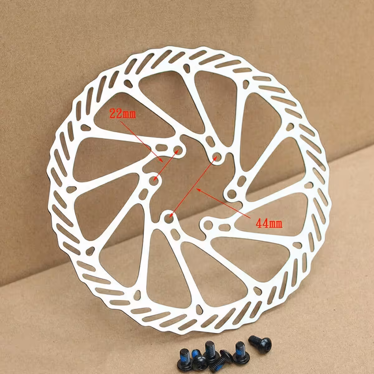 Avid G3 160mm Bremsscheibenrotor aus Edelstahl, 6 Löcher und Schrauben