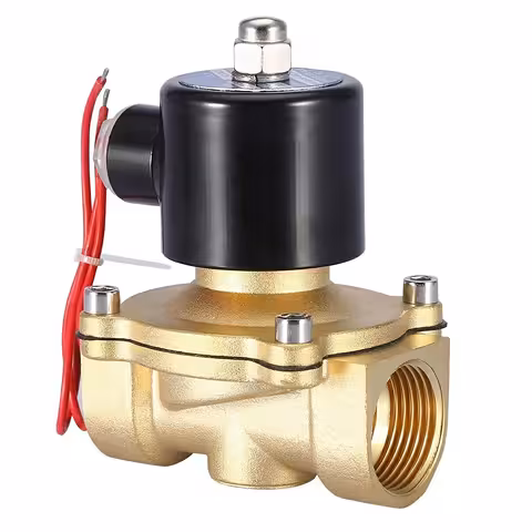Elektromagnetisches Ventil 1 Zoll AC 220V mit Messinggehäuse – für Wasser, Bewässerung und industrielle Automatisierung