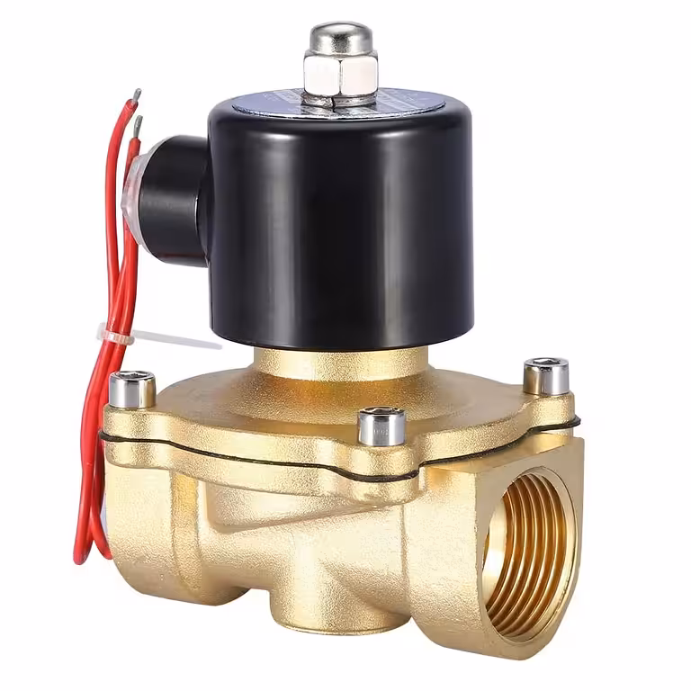 Elektromagnetisches Ventil 1 Zoll AC 220V mit Messinggehäuse – für Wasser, Bewässerung und industrielle Automatisierung