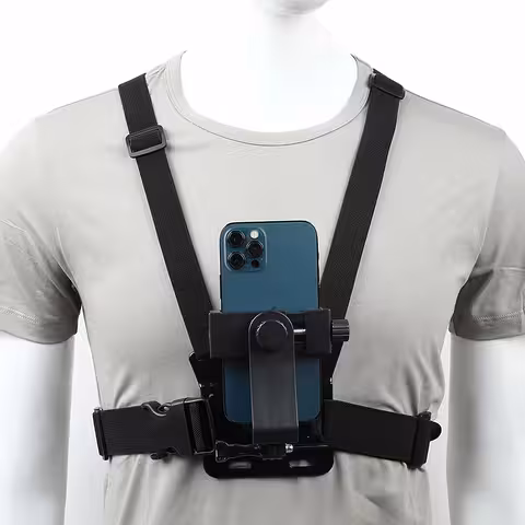 Brustgurt-Halter für Handy und GoPro-Kamera – verstellbares Chest Mount System