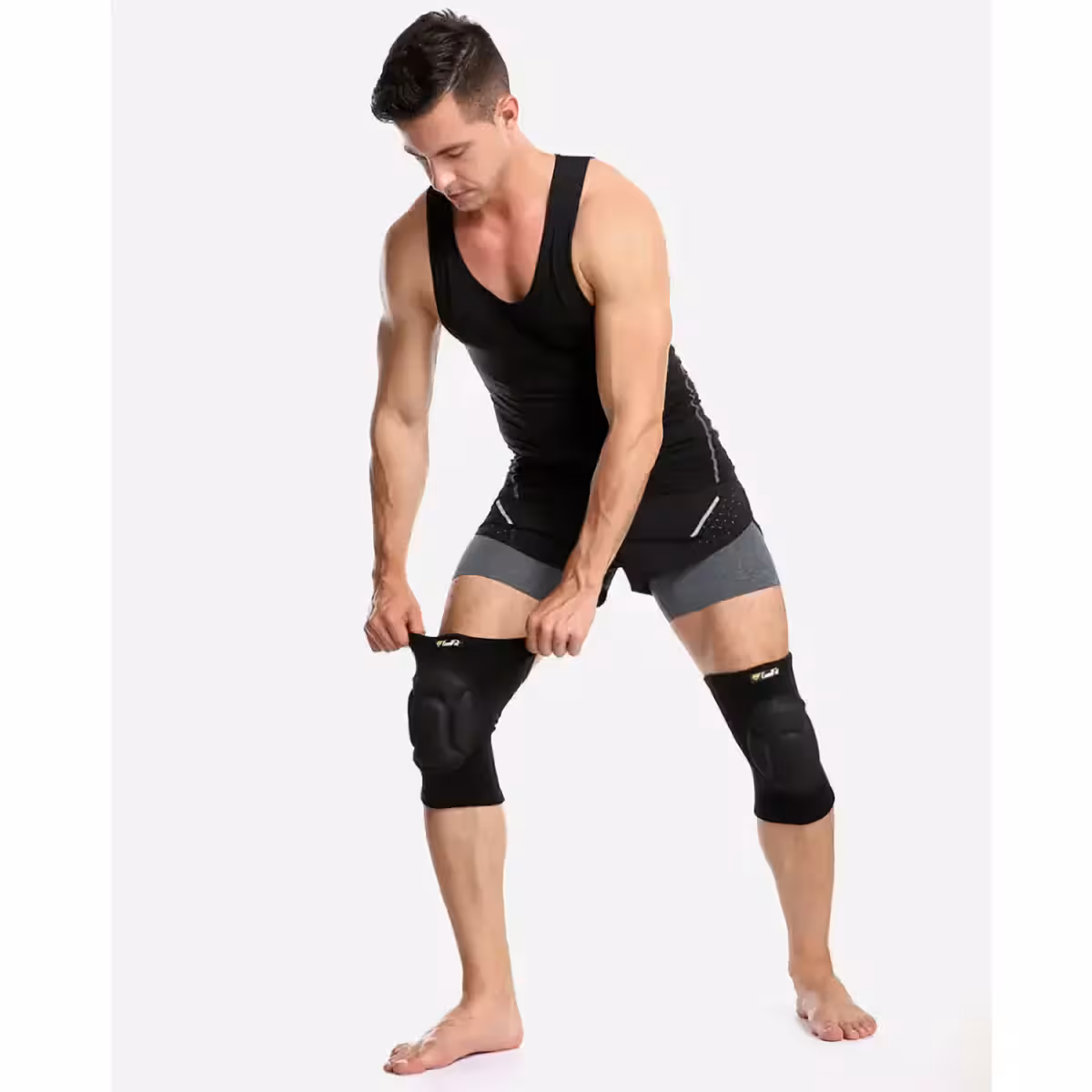 Robustes Knieband, idealer Schutz und Halt bei schwerer Arbeit