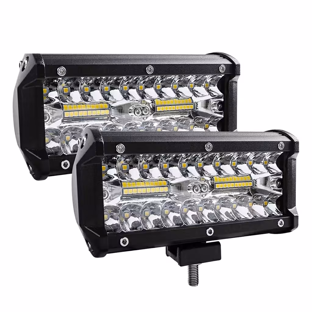 Set 2 LED-BAR Scheinwerfer Auto 240W – 24000LM, 12V/24V für Traktor, LKW, ATV, Offroad