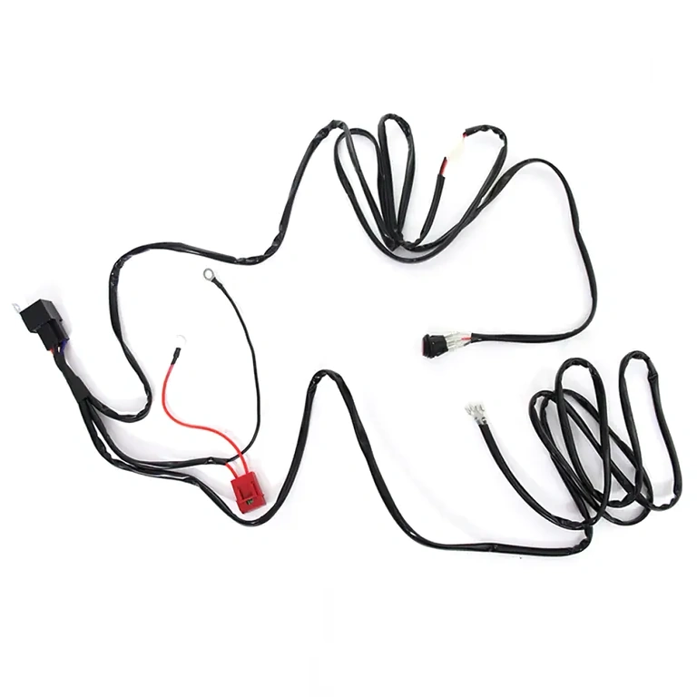 Verkabelungssystem für LED-Scheinwerfer am Traktor