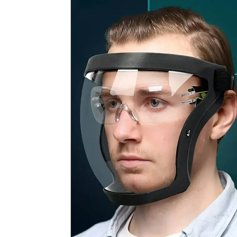 Gesichtsmaske mit ergonomischem Design für lange Tragezeit