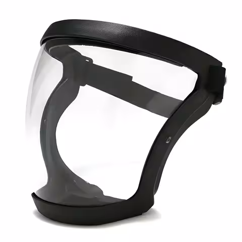 Gesichtsschutzmaske mit transparentem Visier und PM2.5 Staubfilter – ideal für Motorsense, Lackierarbeiten, Baumbehandlung