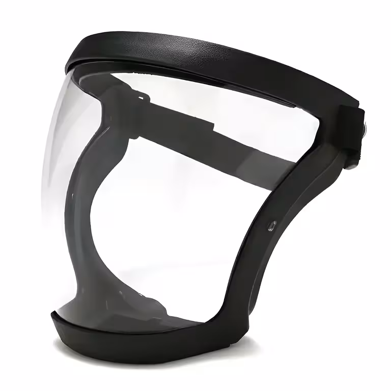 Gesichtsschutzmaske mit transparentem Visier und PM2.5 Staubfilter – ideal für Motorsense, Lackierarbeiten, Baumbehandlung
