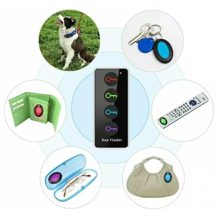 Praktische Anwendung des Geräts zum Auffinden von Gegenständen