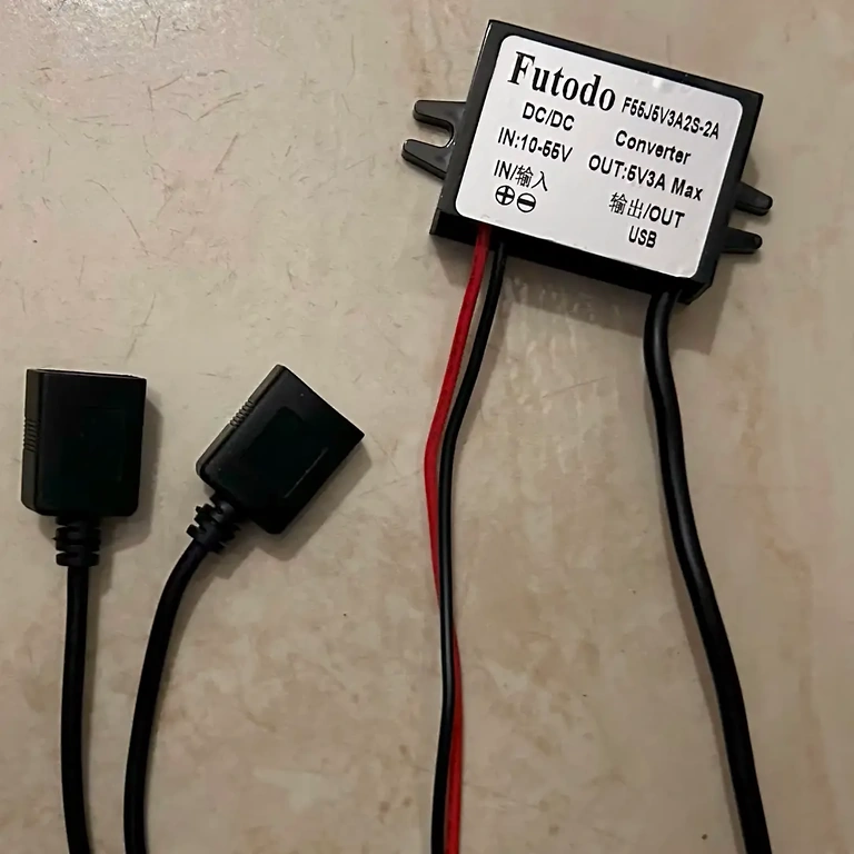 Konverter versorgt Überwachungskamera von 48V Quelle