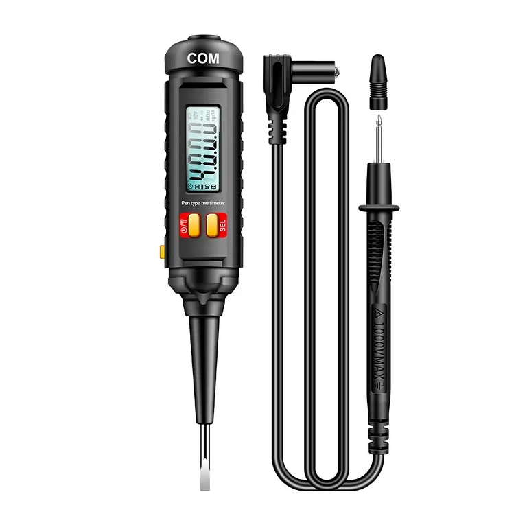 Spannungsprüfer zur Testung einer 12V Autobatterie