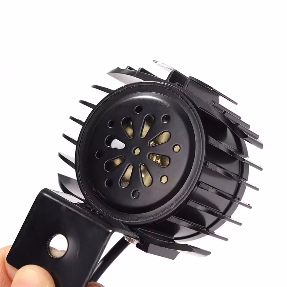 Integriertes elektronisches Horn im Scheinwerfer, Detailansicht