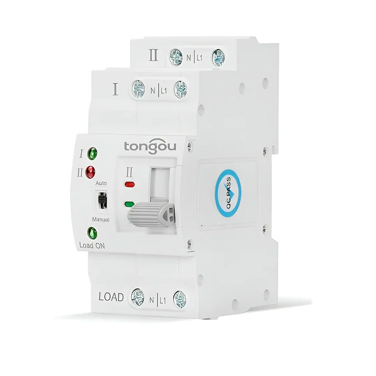 Seitenansicht ATS Seitenansicht des automatischen Transfer-Schalters