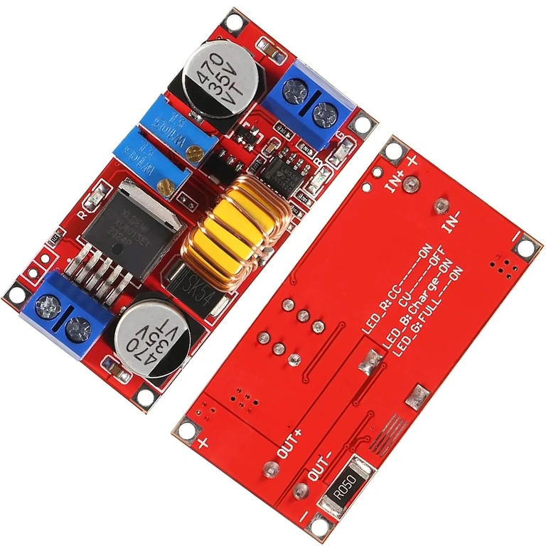 XL4015 einstellbarer Converter – Draufsicht